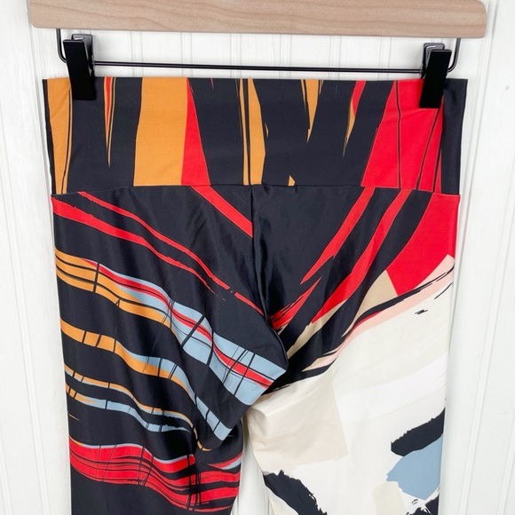 Volt Design No 271 Ode Face Abstract Print Leggings Art to Wear Artsy Medium - Picture 6 of 8